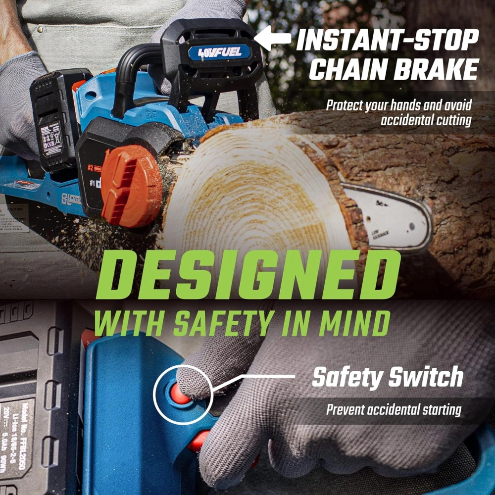 DONGCHENG CORDLESS BRUSHLESS CHAINSAW DCCS40161 H2S - Image 4